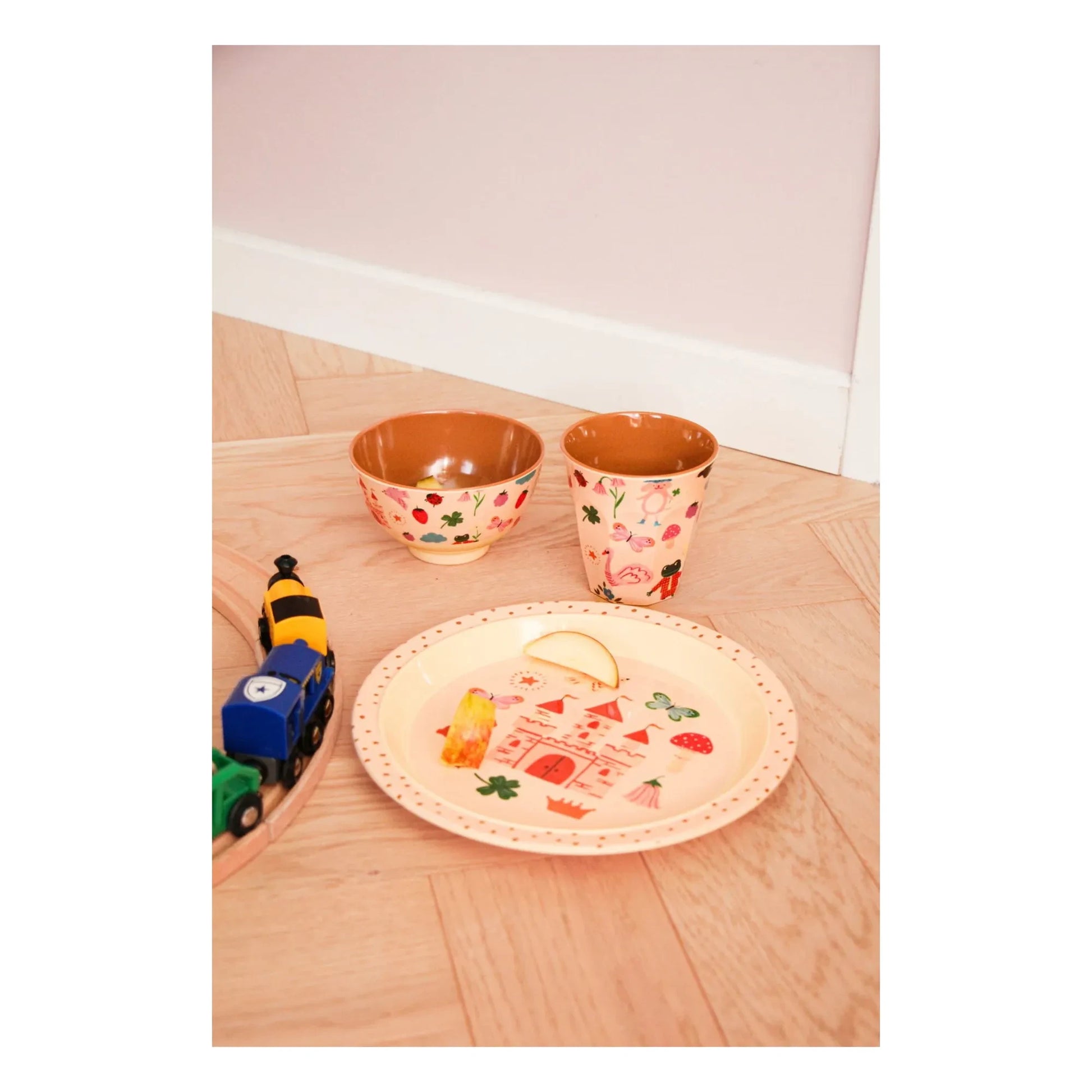 Rice - Fairytale melamine plate | Pink
