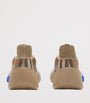 Beige Knit Check Neptune Sneakers