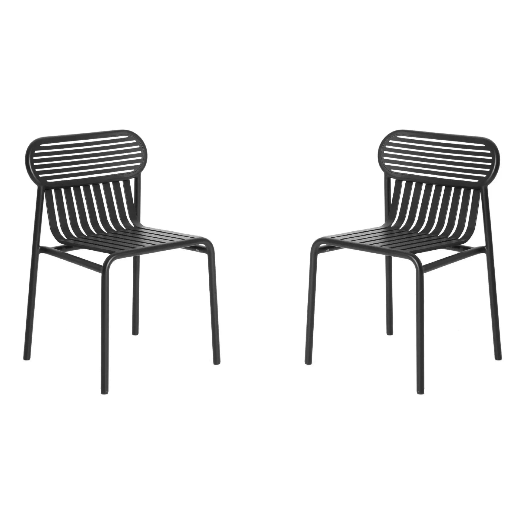 Petite friture - Weekend chairs - Set of 2 | Black