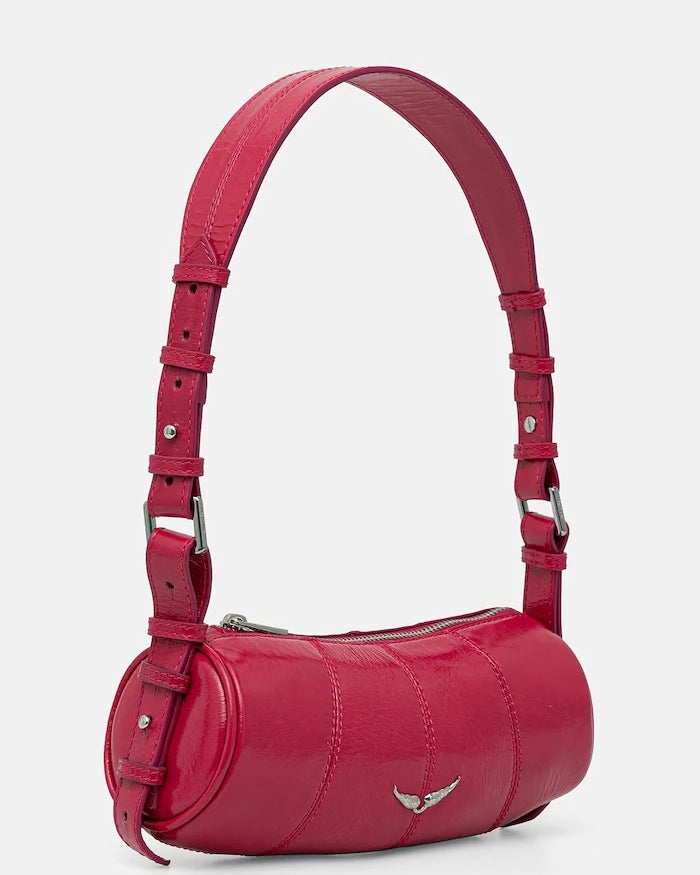 Zadig&Voltaire дамска чанта от кожа LE ROUDOUDOU VINTAGE PATENT