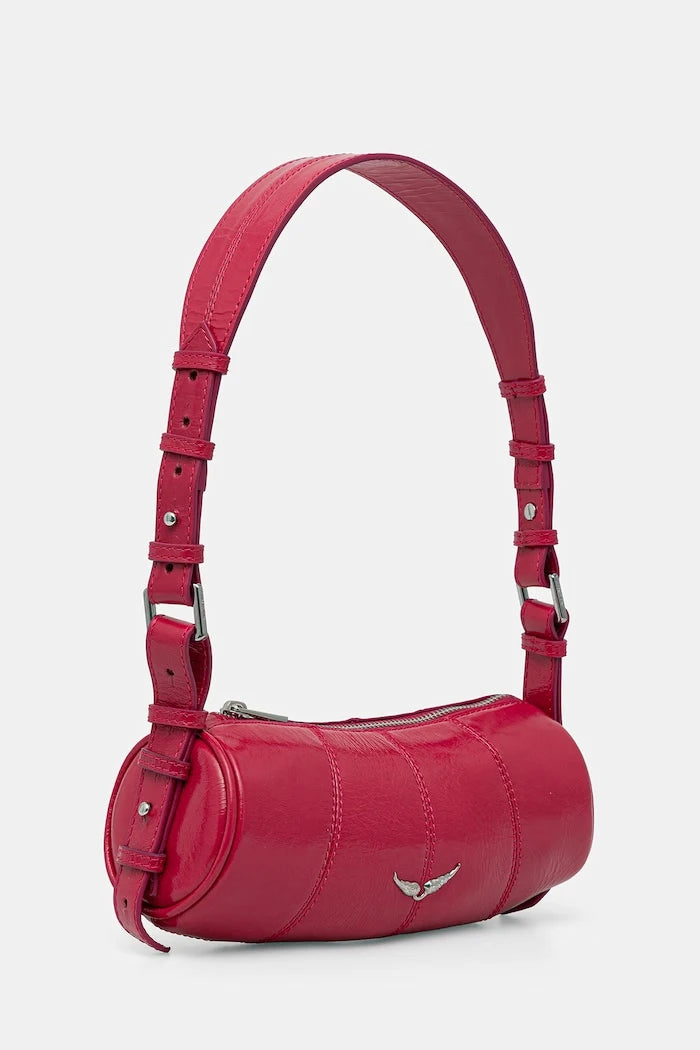 Zadig&Voltaire дамска чанта от кожа LE ROUDOUDOU VINTAGE PATENT