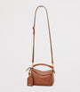 LOEWE Brown Mini Leather Puzzle Top-Handle Bag
