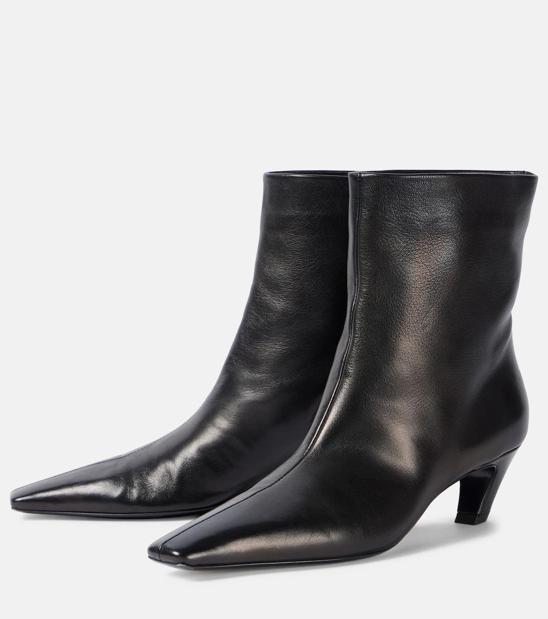 Khaite - Arizona leather ankle boots