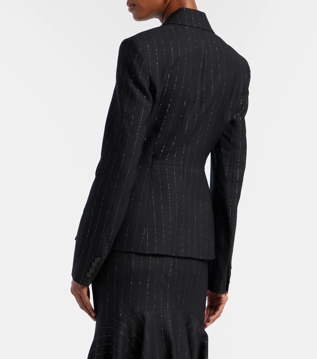 Erdem - Pinstripe wool blazer
