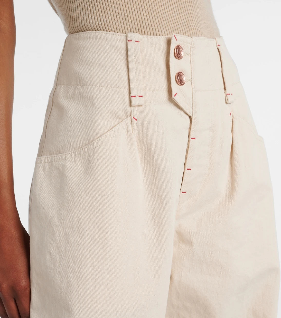 Isabel Marant - Oumaya barrel-leg jeans