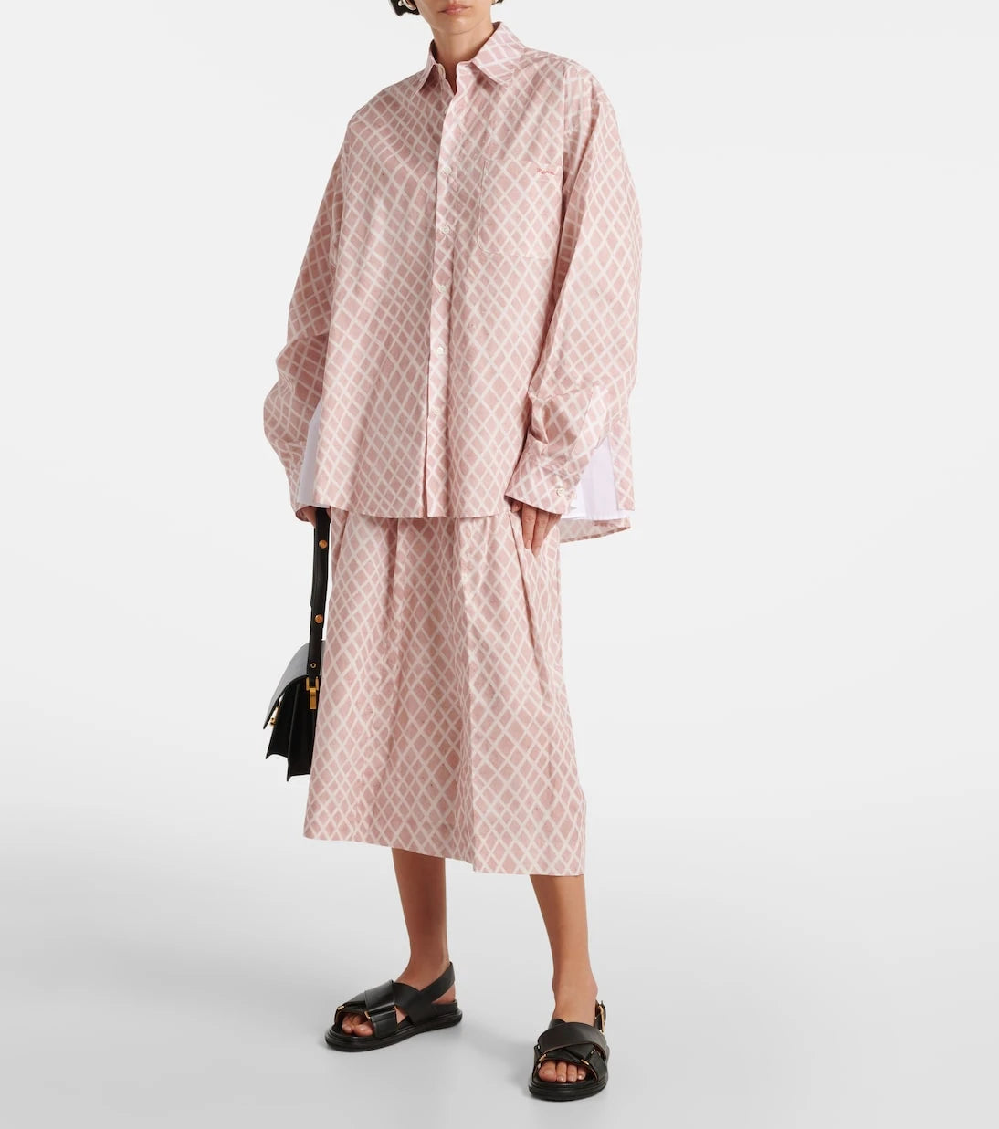 Marni - Checked cotton poplin shirt
