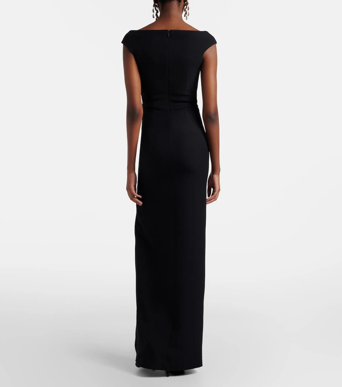 Safiyaa - Lucrezia embellished crêpe gown