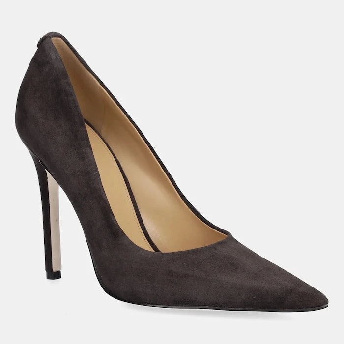 Велурени обувки с тънък ток MICHAEL Michael Kors Elyse