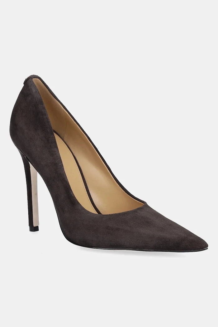 Велурени обувки с тънък ток MICHAEL Michael Kors Elyse