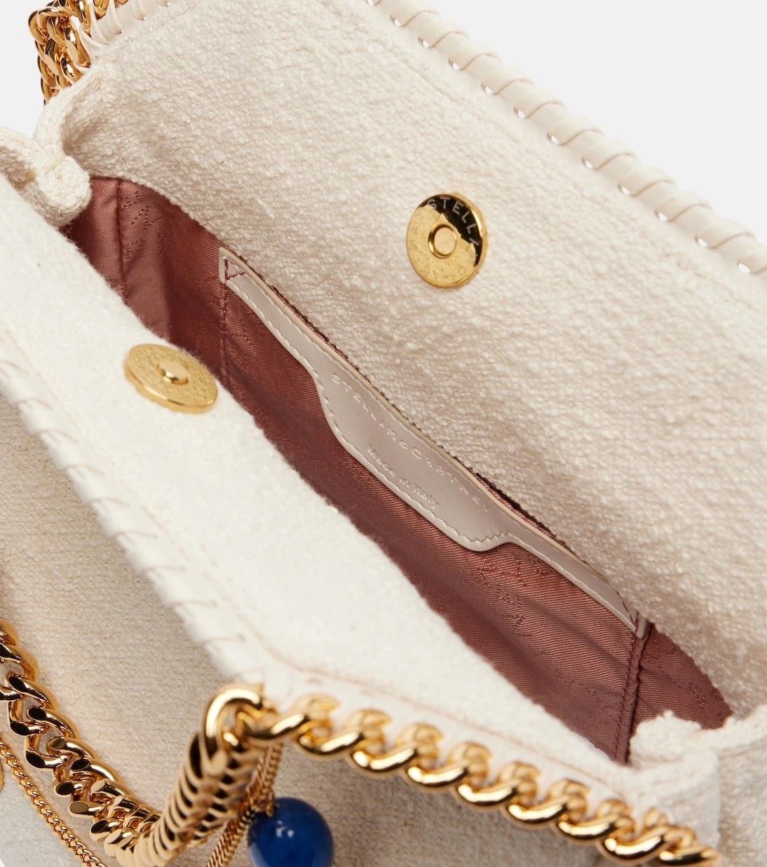 Stella McCartney - Falabella Mini embellished top-handle bag