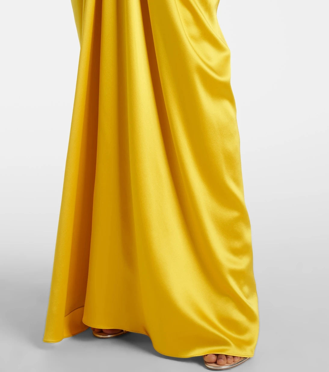 Max Mara - Panaro draped cutout silk maxi dress