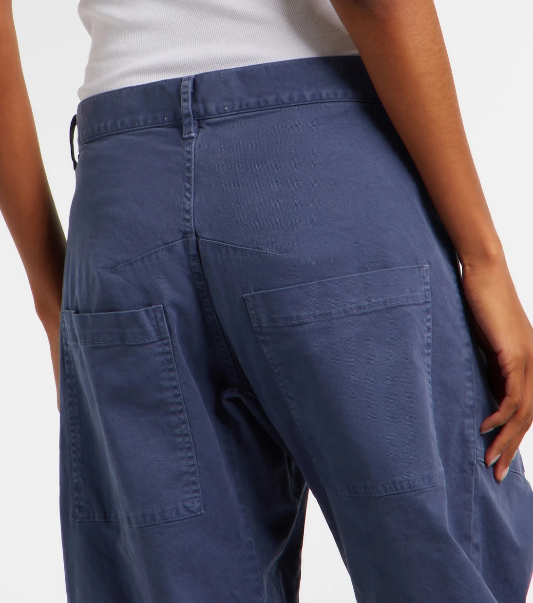 Nili Lotan - Shon cotton barrel-leg pants