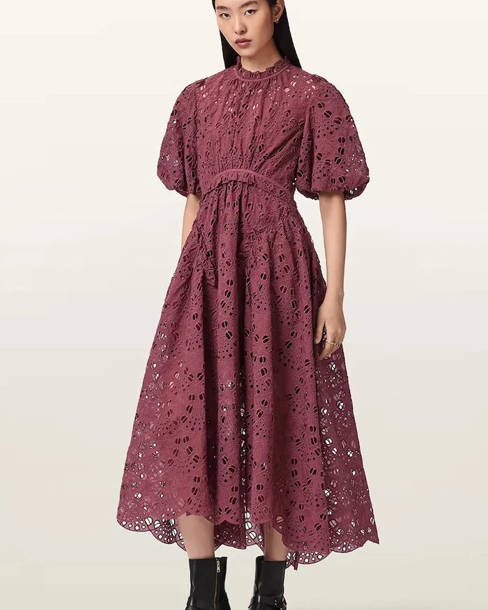 AllSaints ODETTE kloş elbise