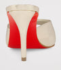 Christian Louboutin Miss Z Laminated Nappa Leather Mules 80