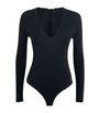 Wolford Black The V-Neck Bodysuit