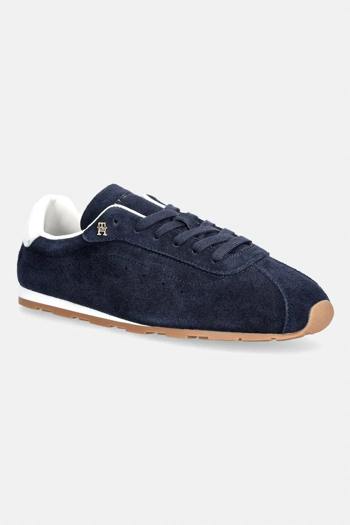 Tommy Hilfiger TH BELLA LOW RUNNER SUEDE kadın süet spor ayakkabı