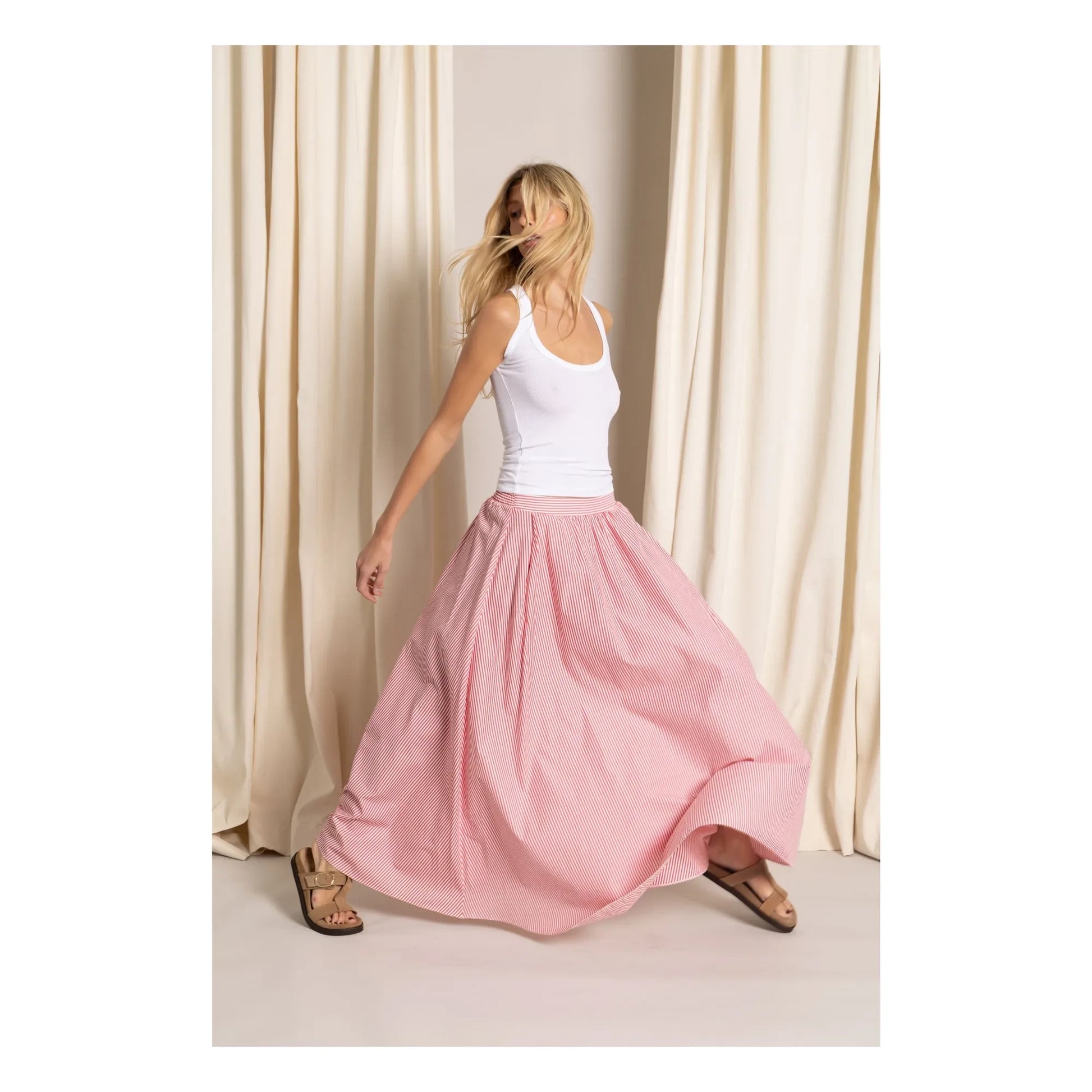 Smallable Woman - Bettina Flared Skirt | Cherry red