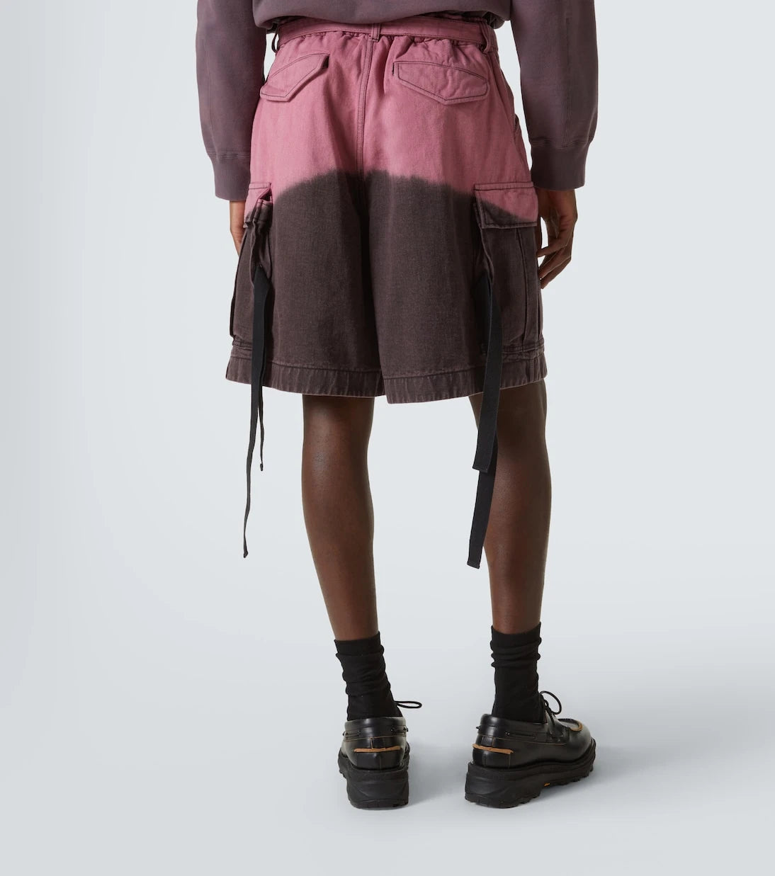 Sacai - شورت كارجو قطني أومبري