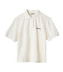 White Cotton Logo Polo Shirt