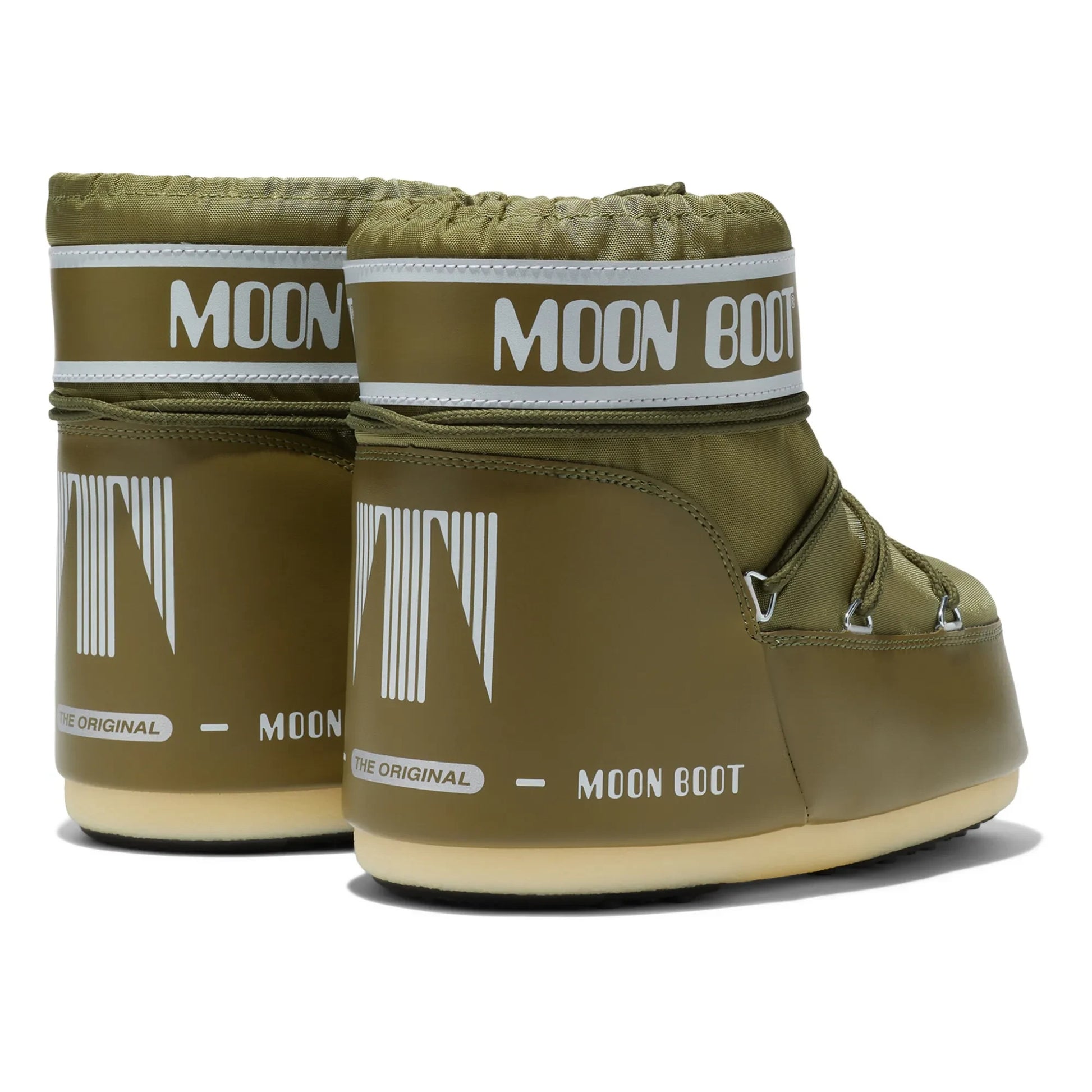 Moon Boot - Nylon Low-Top Moon Boots | Khaki