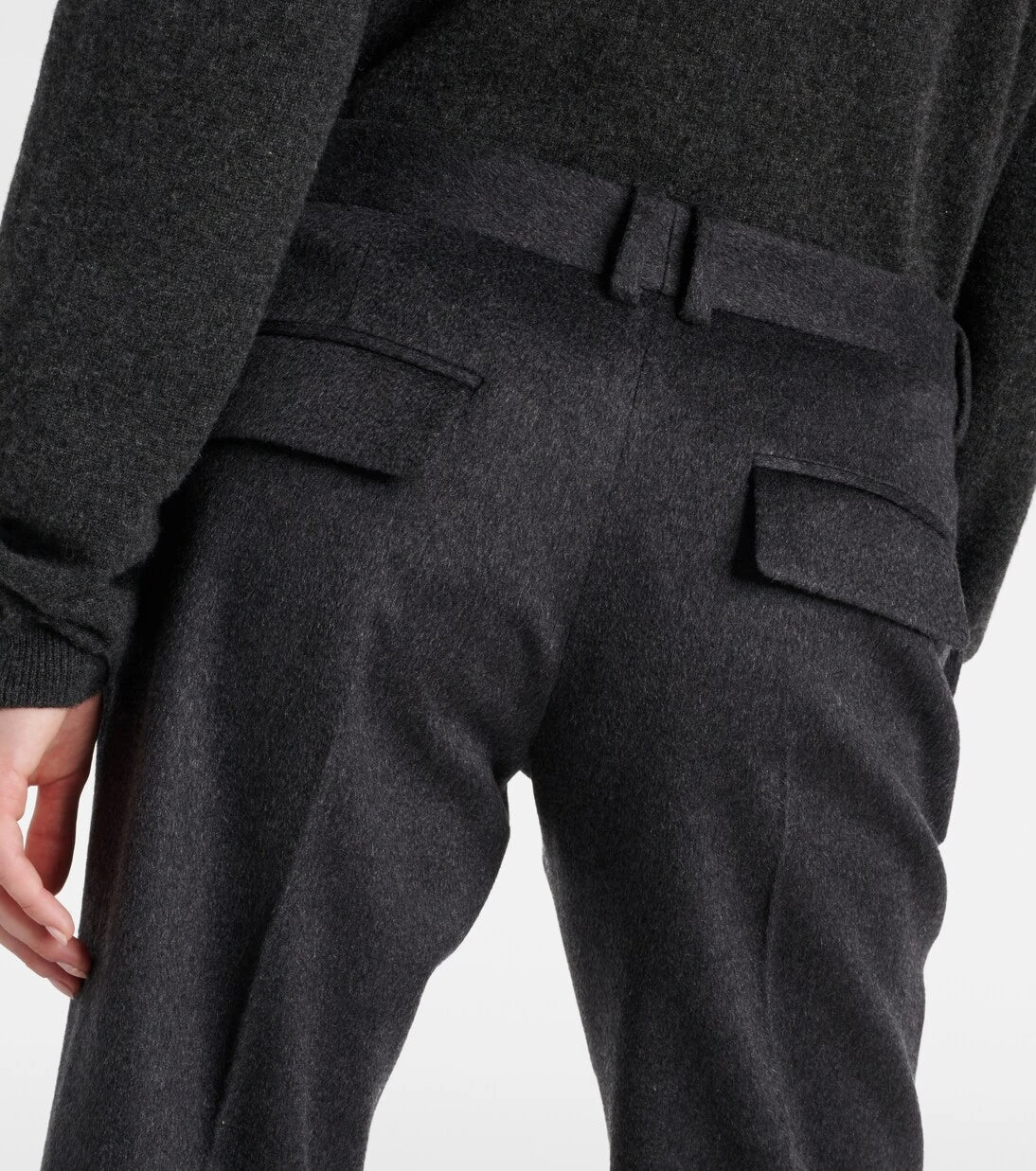 The Row - Selvie cashmere straight pants