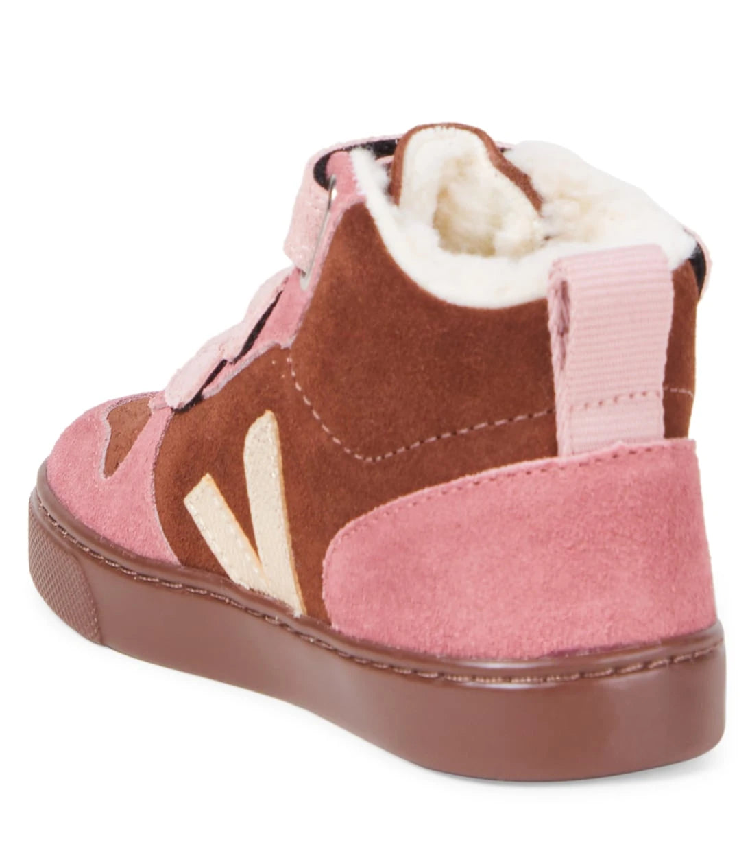 Veja Kids - V-10 suede high-top sneakers