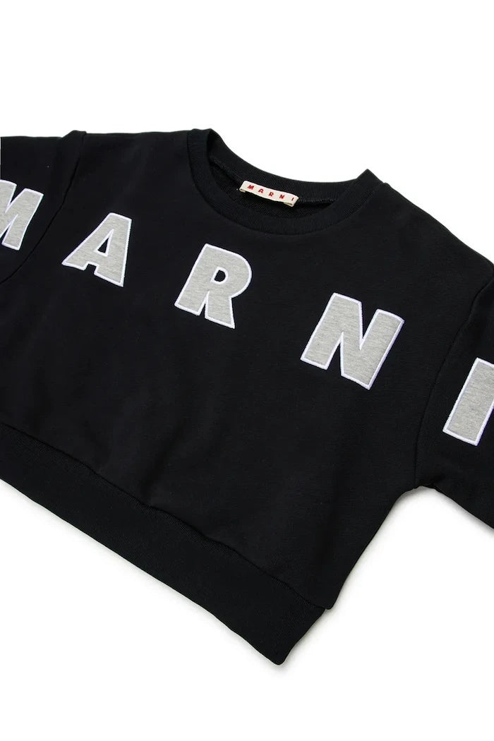 Детски памучен суичър Marni MS220F SWEAT-SHIRT