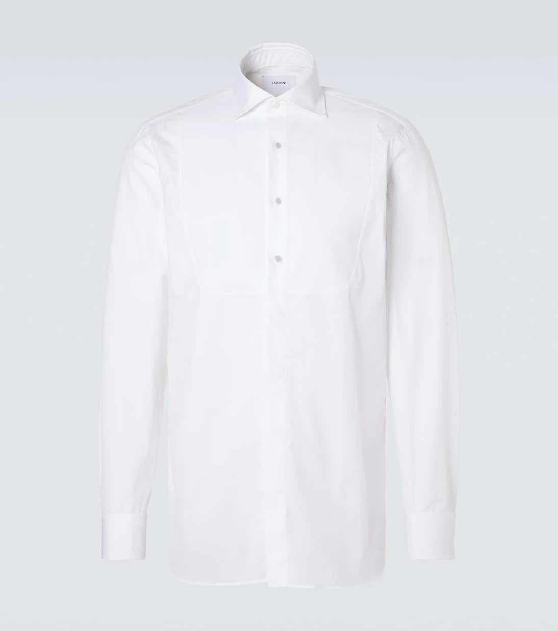 Lardini - Cotton poplin tuxedo shirt