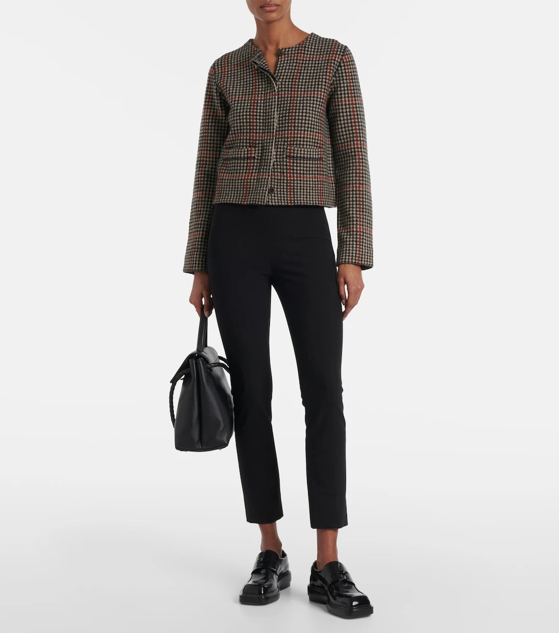 Vince - Checked wool cardigan