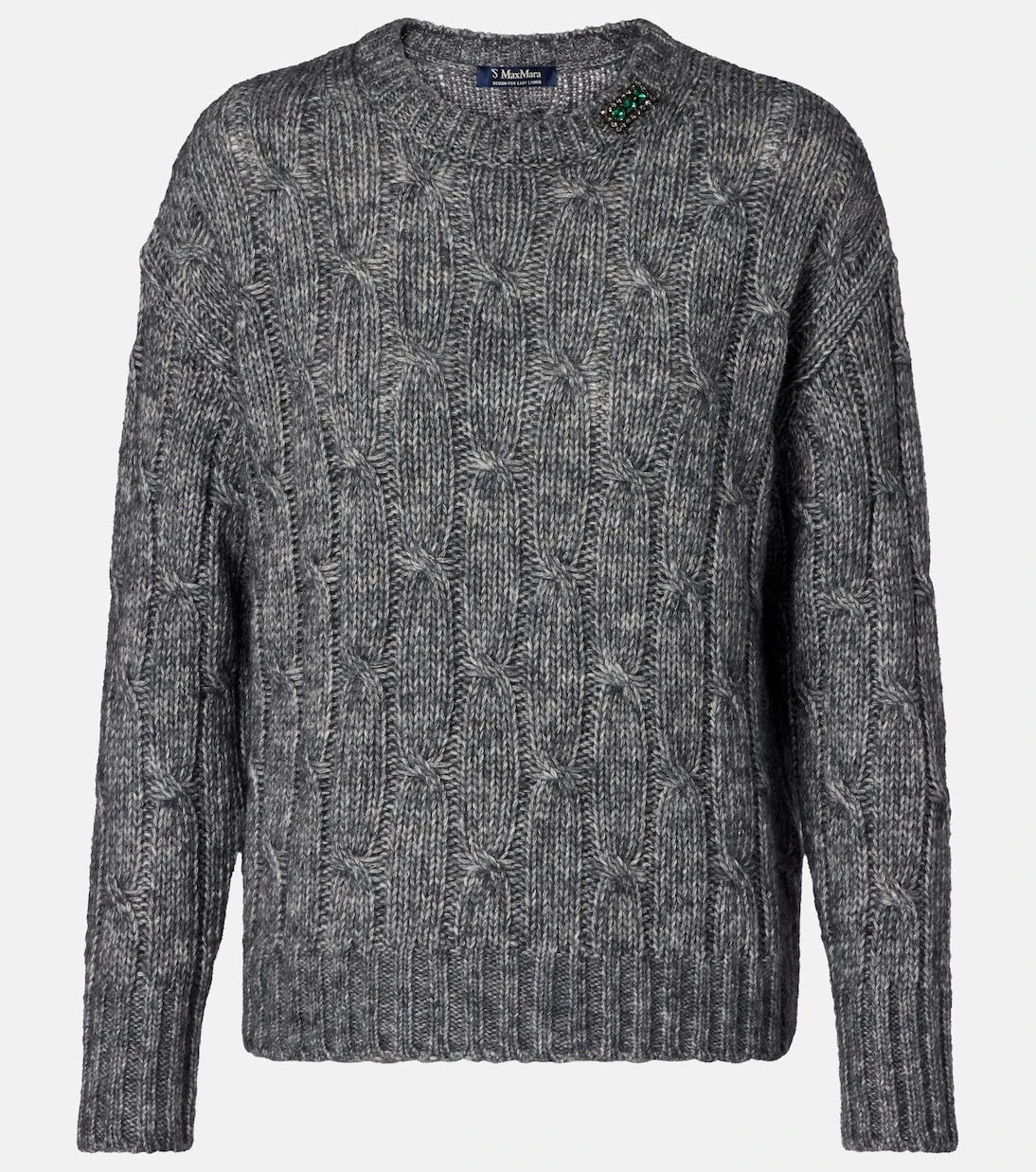 'S Max Mara - Cotton, alpaca, and wool sweater
