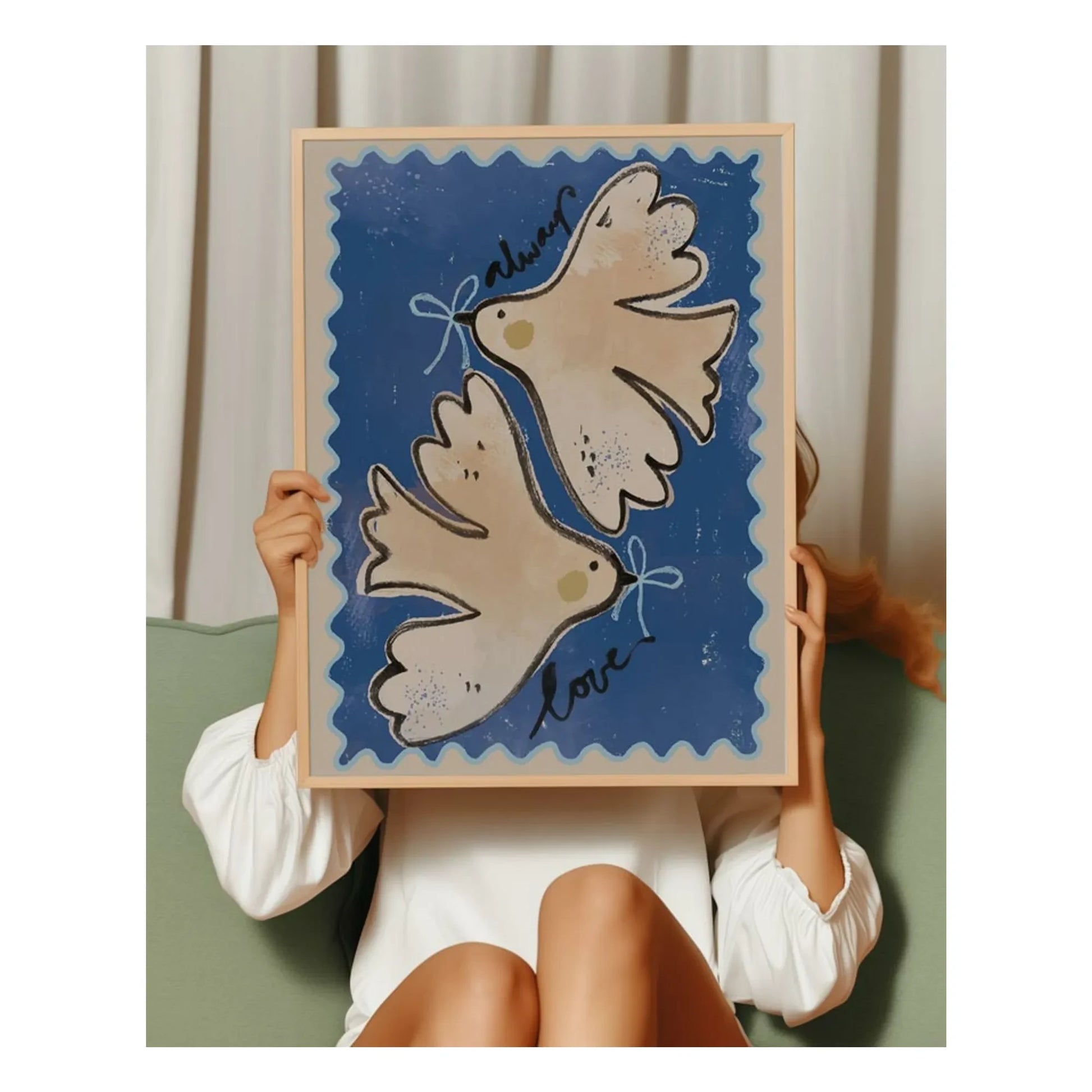 Studio Loco - Big poster Always Love | Blue
