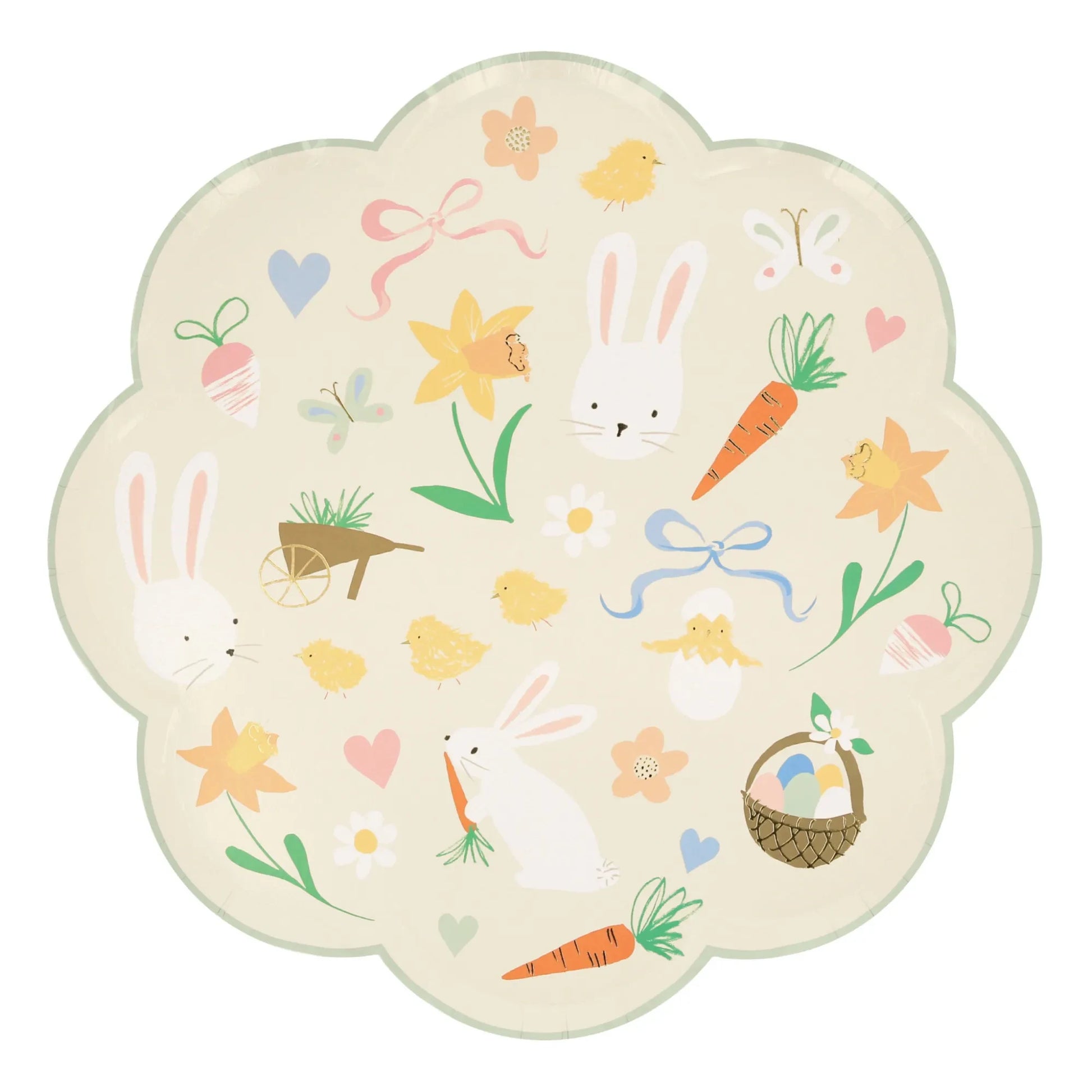 Meri Meri - Easter icon dinner plates - Set of 8 | Pastel