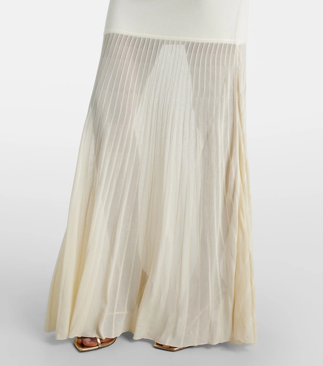 SIR - Indigo one-shoulder maxi dress