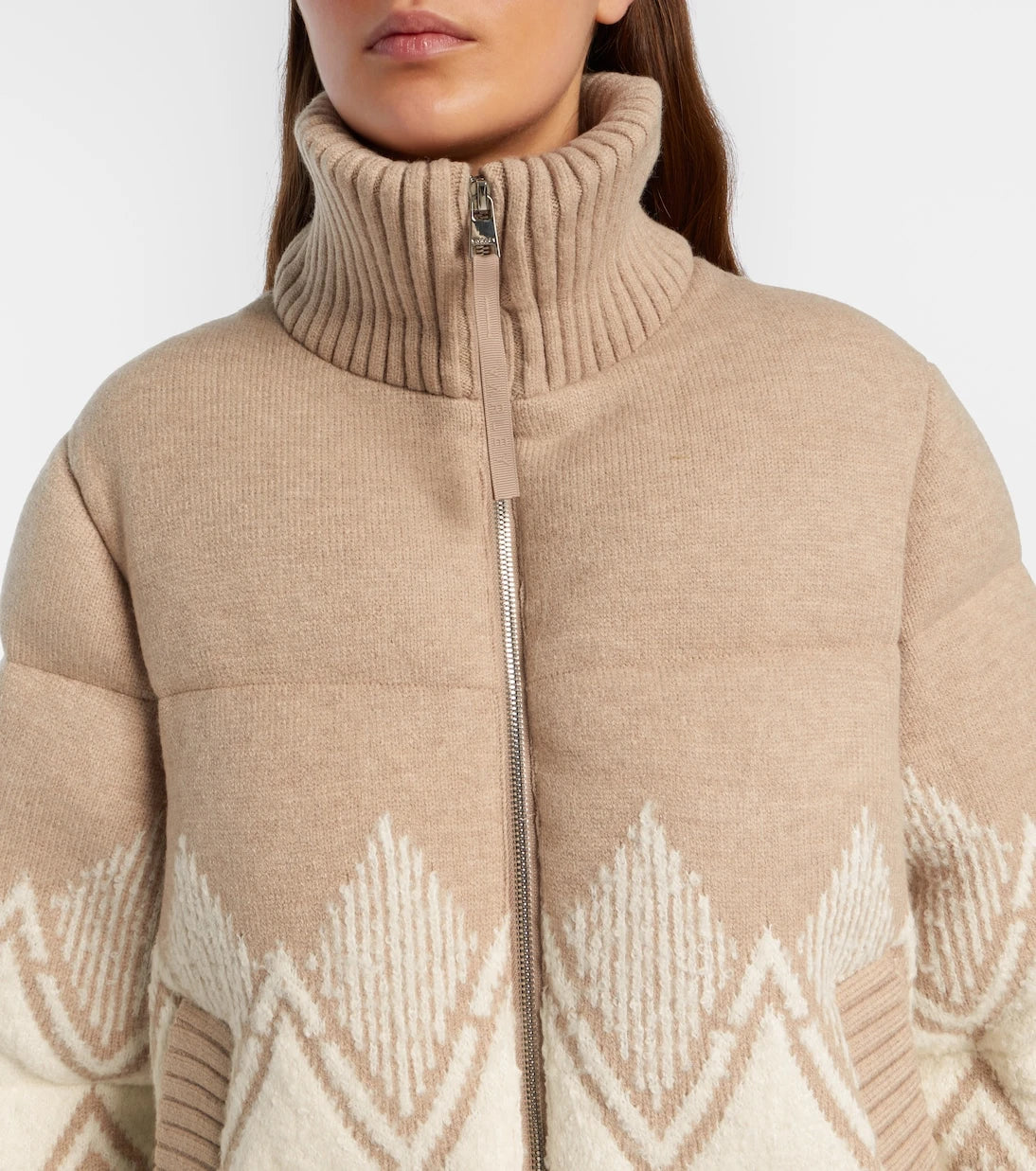Varley - Belinda knitted puffer jacket