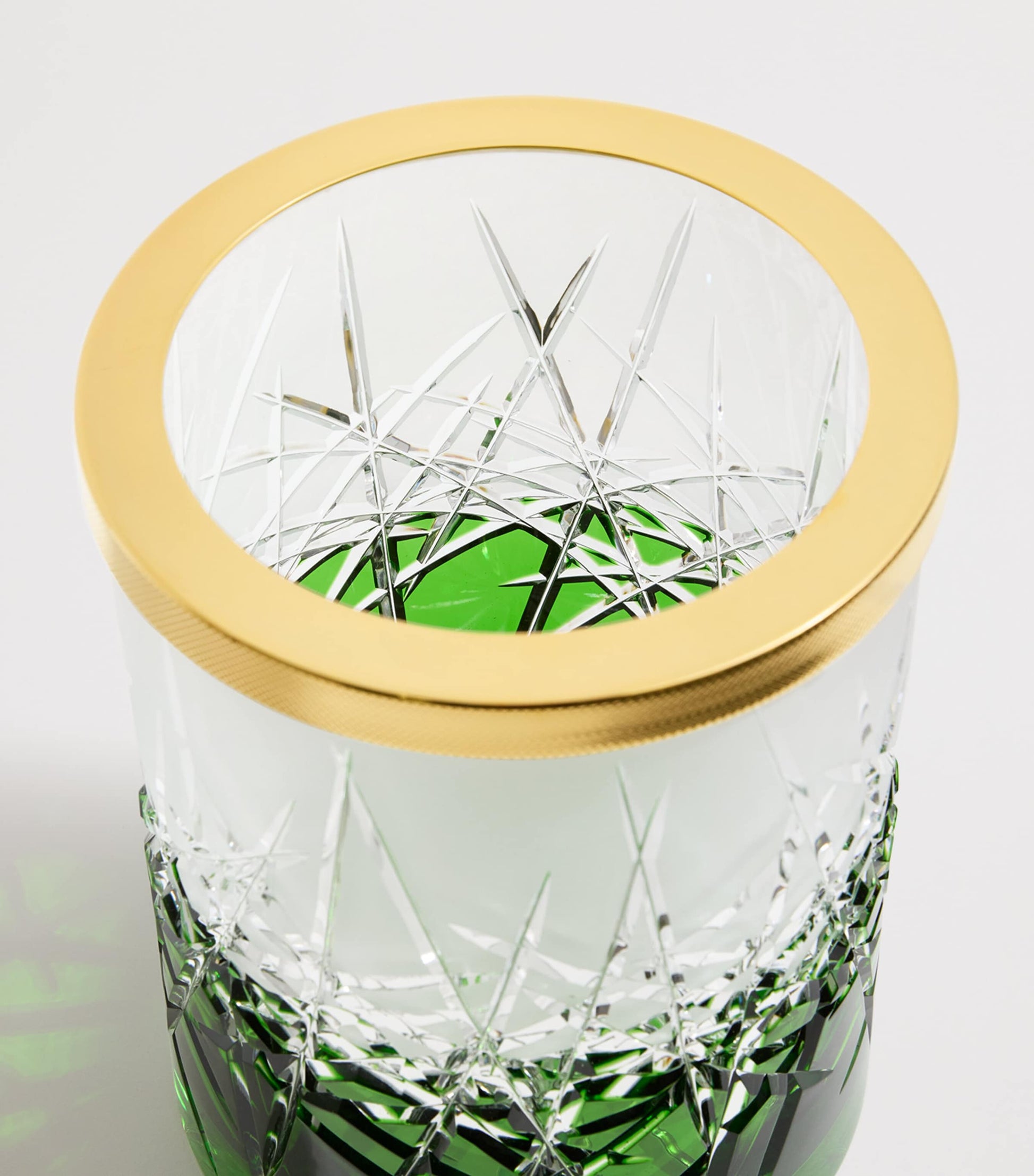 Crystal Ivy Green Bin