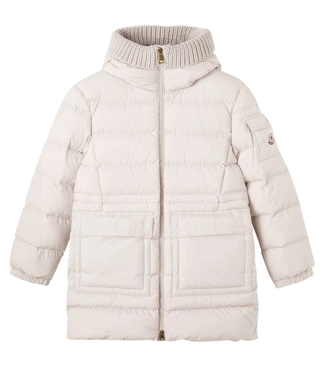 Moncler Enfant - معطف ايرما المنتفخ المزين بالصوف