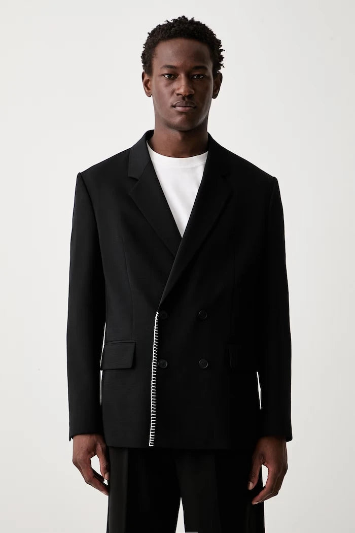 HUGO erkek çift düğmeli yünlü blazer Karlo262F1X