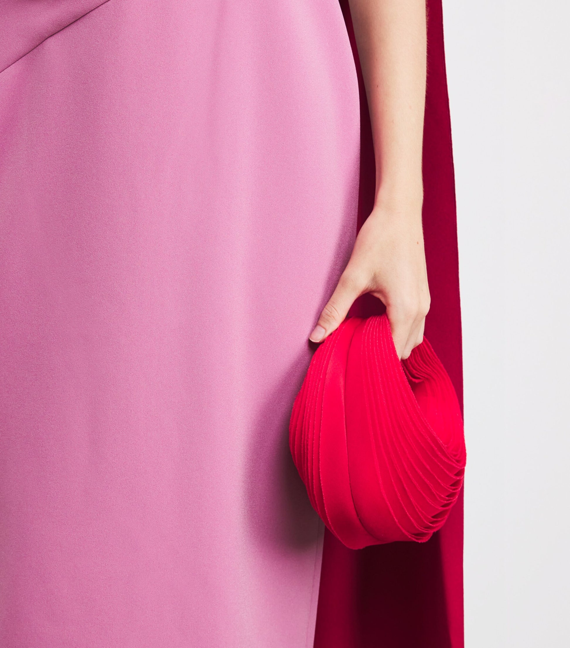 Maite Cape Midi Dress NEW ORCHID/AMARATHUS