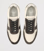 Suede-Calfskin Runners Sneakers