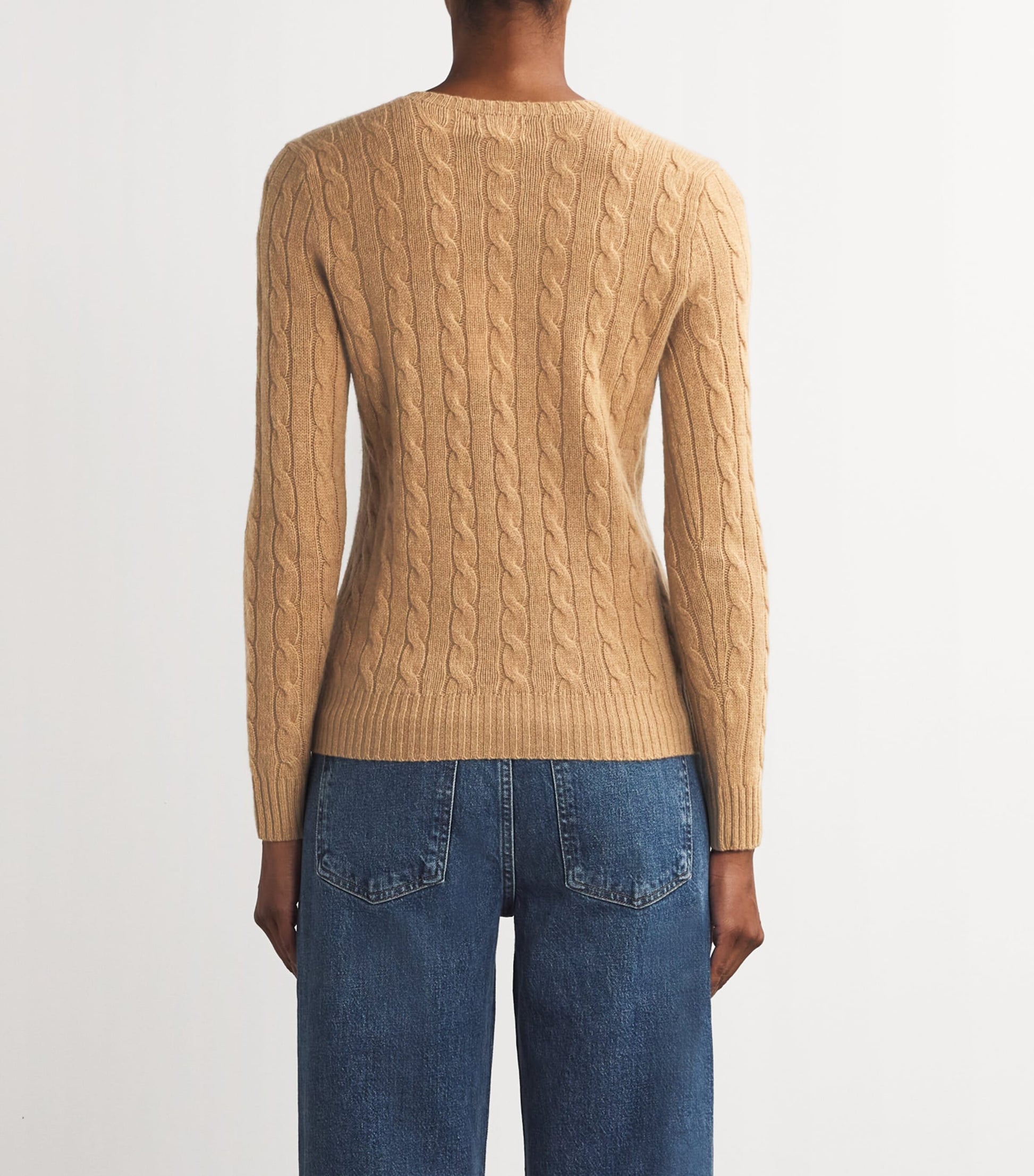 Polo Ralph Lauren Beige Wool-Cashmere Julianna Sweater