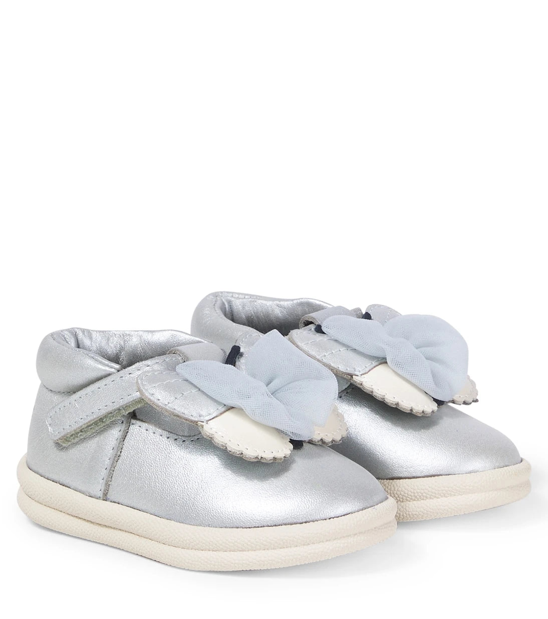 Donsje - Baby Vlindy metallic leather sneakers
