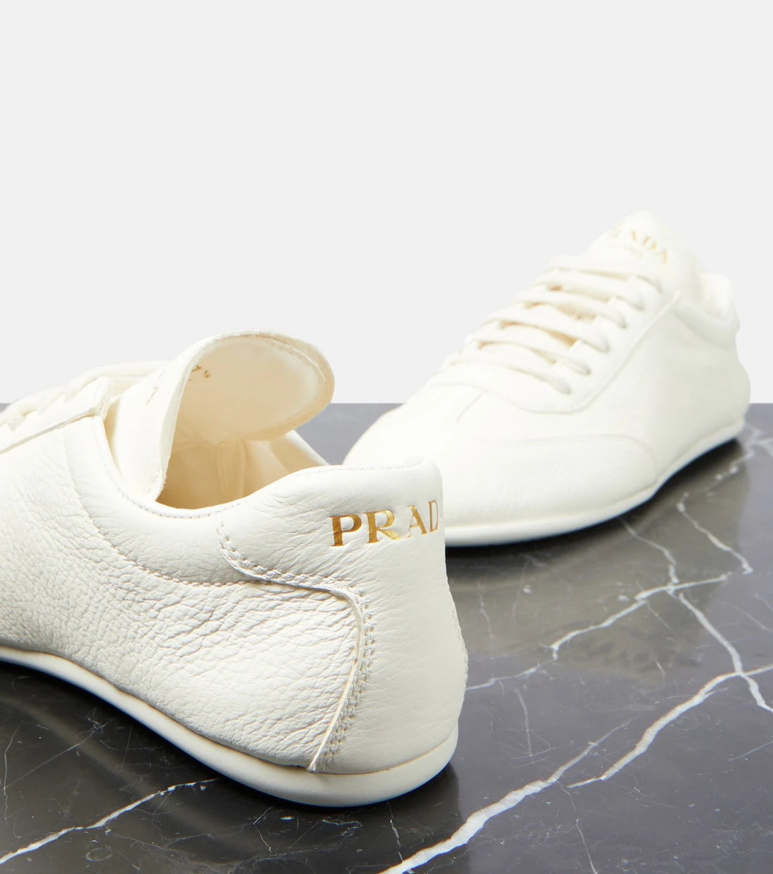 Prada - Leather sneakers