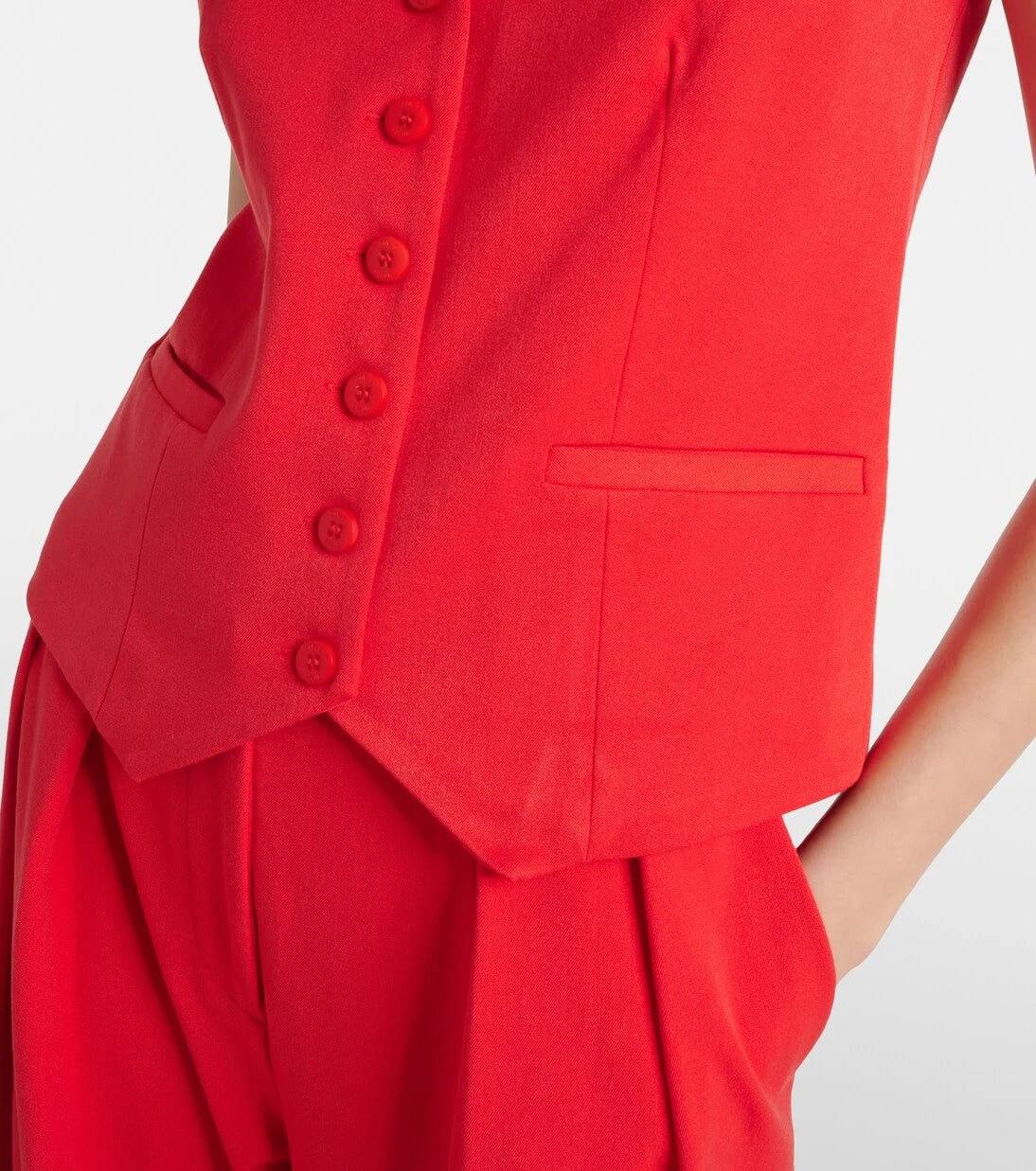 Staud - Brett single-breasted vest