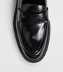 Brushed Leather Loafers