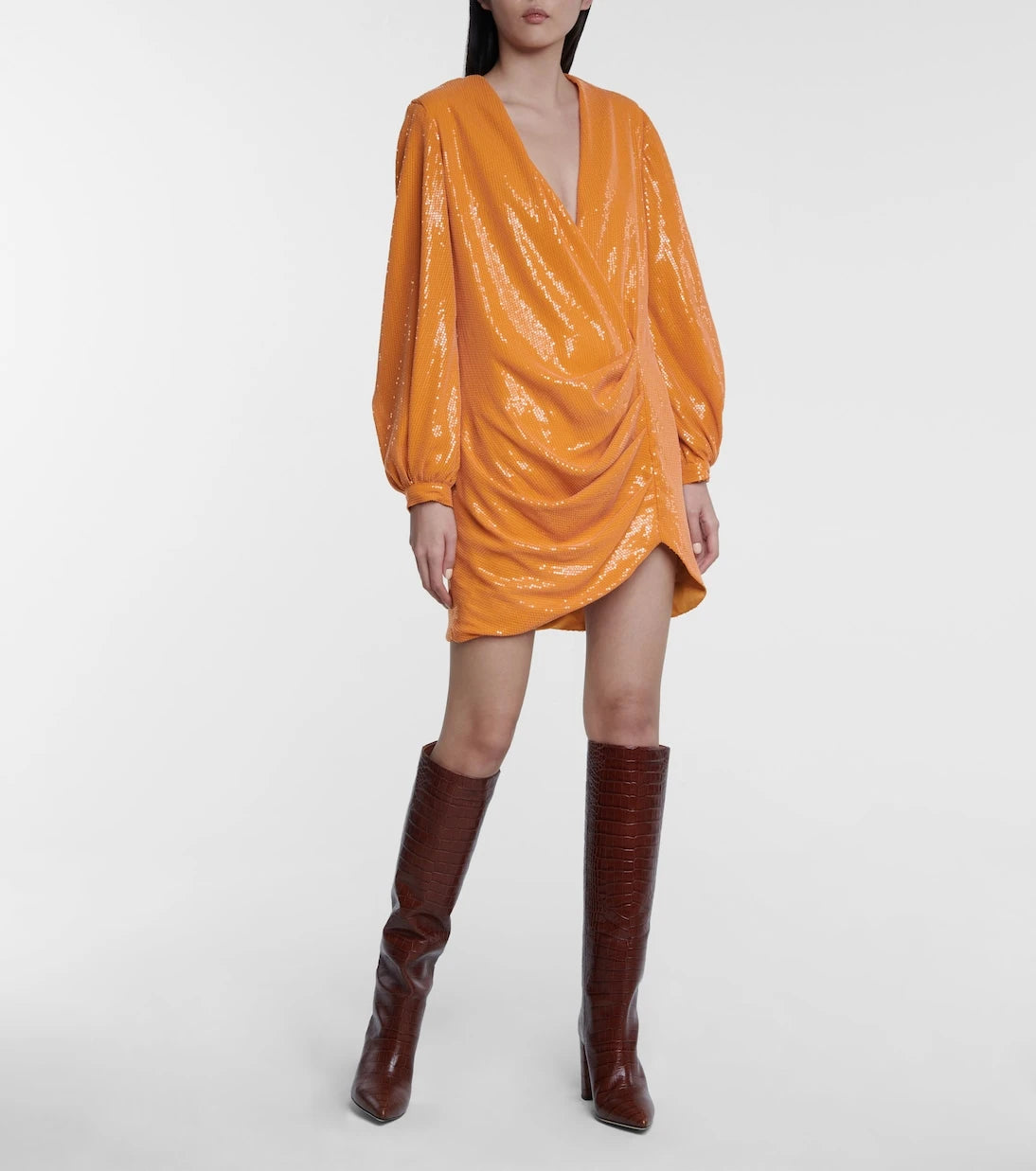 Halpern - Sequined minidress