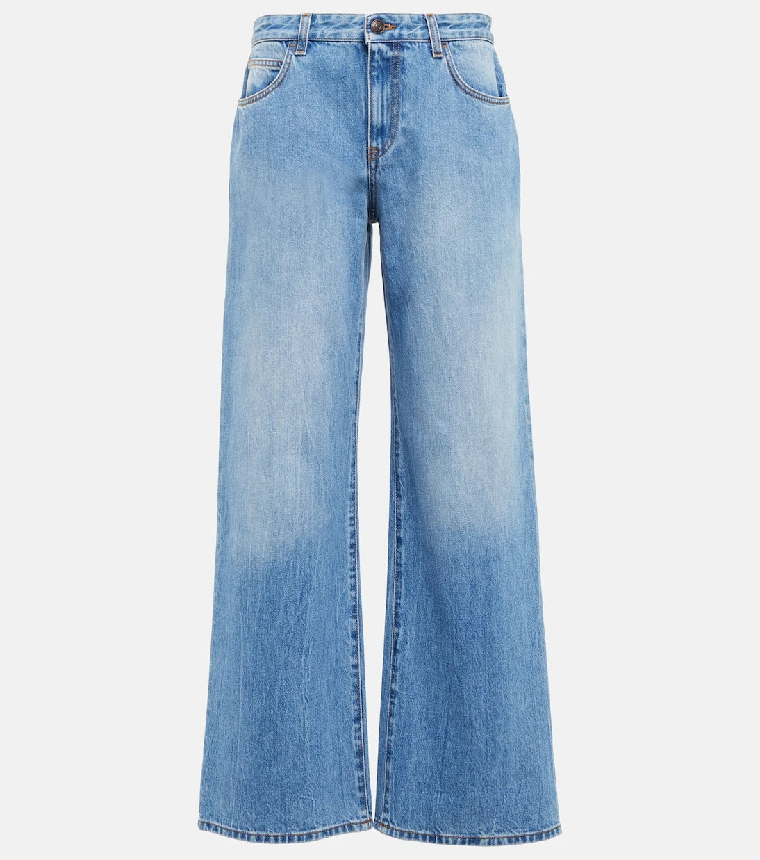 The Row - Eglitta mid-rise wide-leg jeans