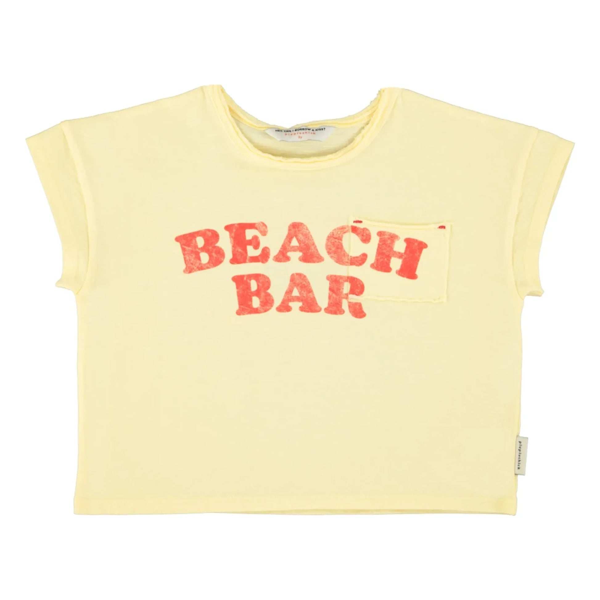 Piupiuchick - Beach Bar T-shirt | Yellow