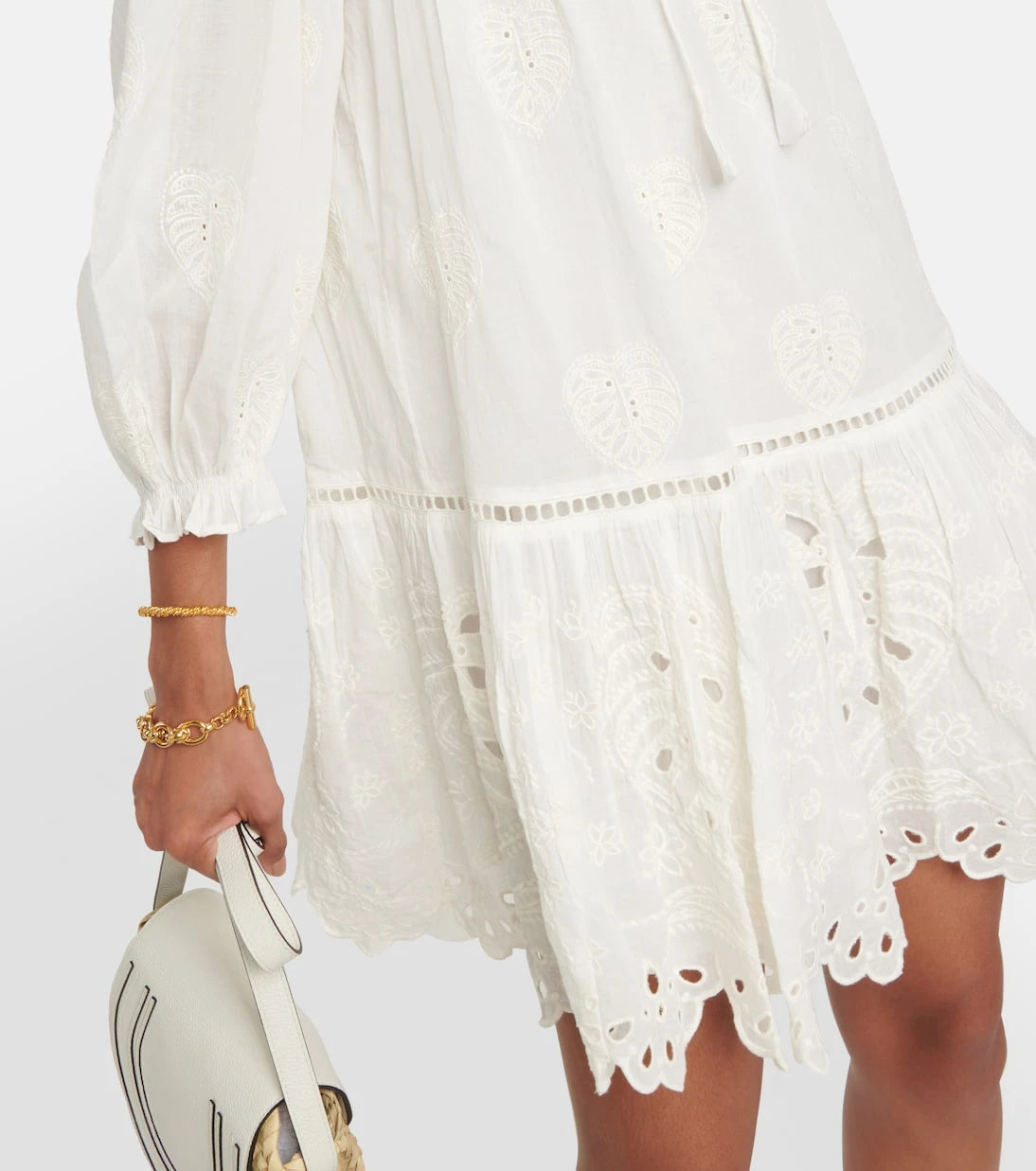 Velvet - Renee embroidered cotton minidress