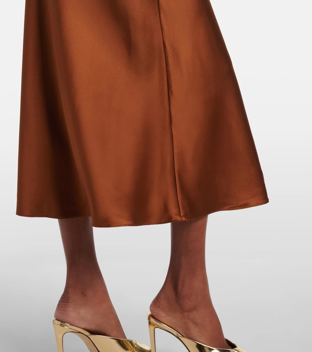 Rebecca Vallance - Phoenix draped silk satin cocktail dress