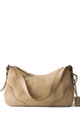Large Leather Aimée Shoulder Bag